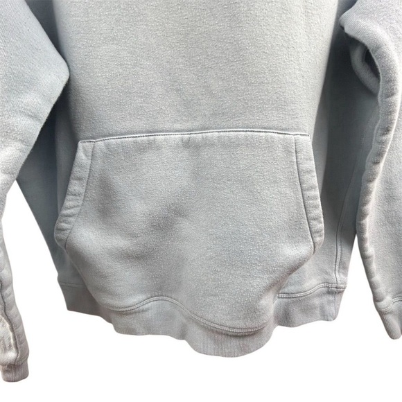 DSG Men's light blue Pullover Hoodie Size L Long Sleeve Casual Fleece- flawed - Picture 3 of 9